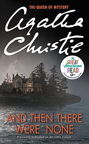 Agatha Christie book cover for And Then There Were None